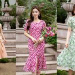 5 kiểu chân váy liền áo công sở thịnh hành nhất 