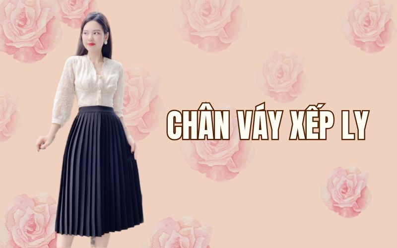 Chân váy xếp ly