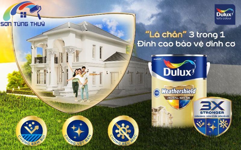 Vì sao sơn ngoại thất Dulux được nhiều gia đình tin dùng?