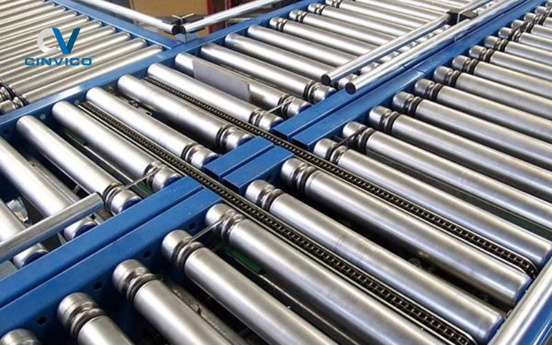 Con lăn băng tải là gì? Vai trò trong hệ thống vận chuyển hàng hóa
