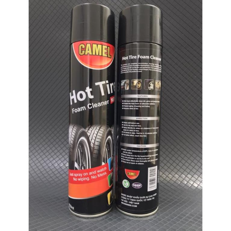 Hướng dẫn sử dụng chai xịt bảo vệ lốp xe Hot Tire đúng cách