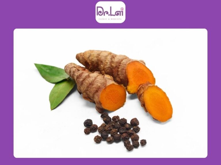 Nghệ tươi giúp hỗ trợ giảm viêm và hạn chế thâm mụn