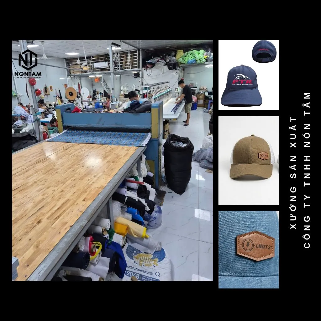 Nón Tâm- Xưởng sản xuất nón theo yêu cầu