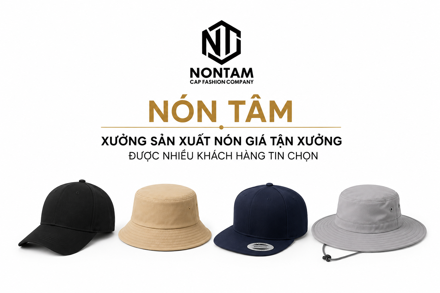 Nón Tâm- Công ty sản xuất nón uy tín