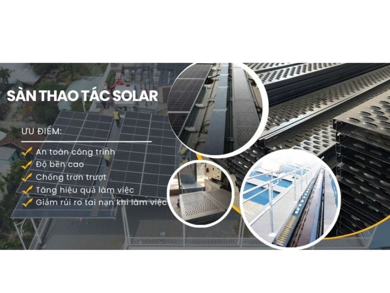 Ưu điểm nổi bật của sàn thao tác solar