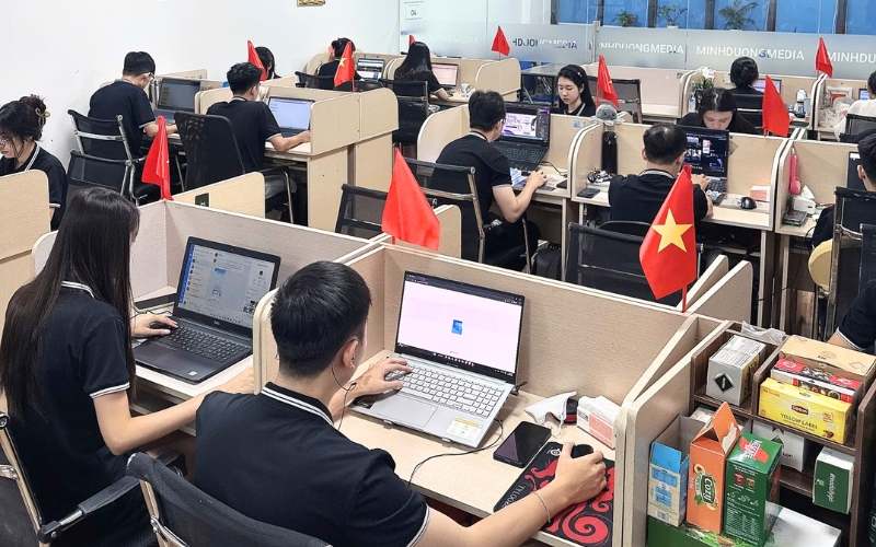 Cấu trúc bộ máy trong phòng Marketing Inhouse