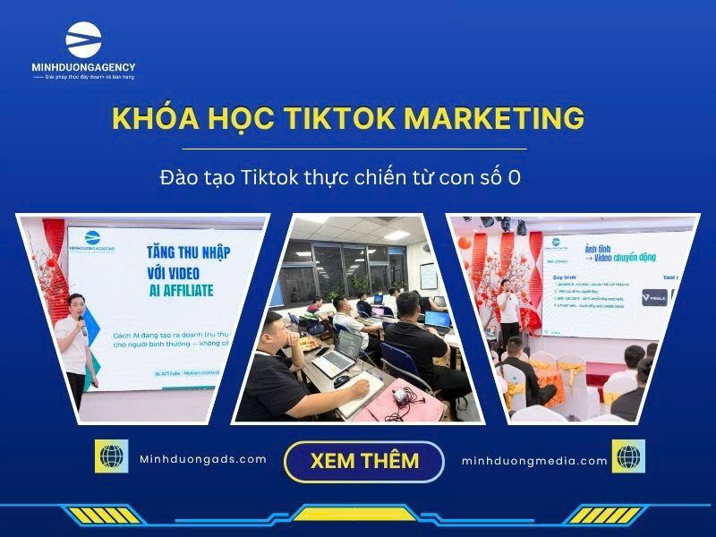 Minh Dương Ads cung cấp khóa học livestream TikTok thực chiến