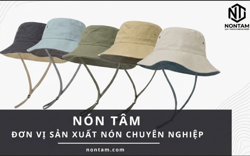 Nón Tâm – Đơn vị sản xuất nón tai bèo chuyên nghiệp cho doanh nghiệp