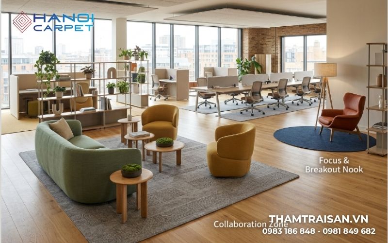 Một số lưu ý khi chọn thảm trải sàn văn phòng