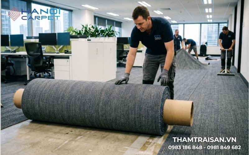 Thảm cuộn là gì? Đặc điểm nổi bật của dòng thảm này