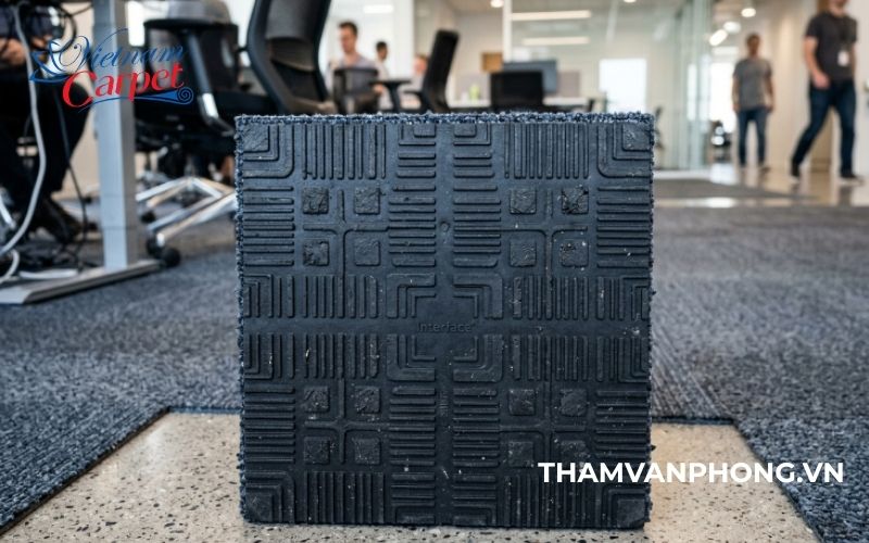 Thảm tấm đế cao su giá rẻ có đế cao su chống trơn trượt giúp tăng độ an toàn