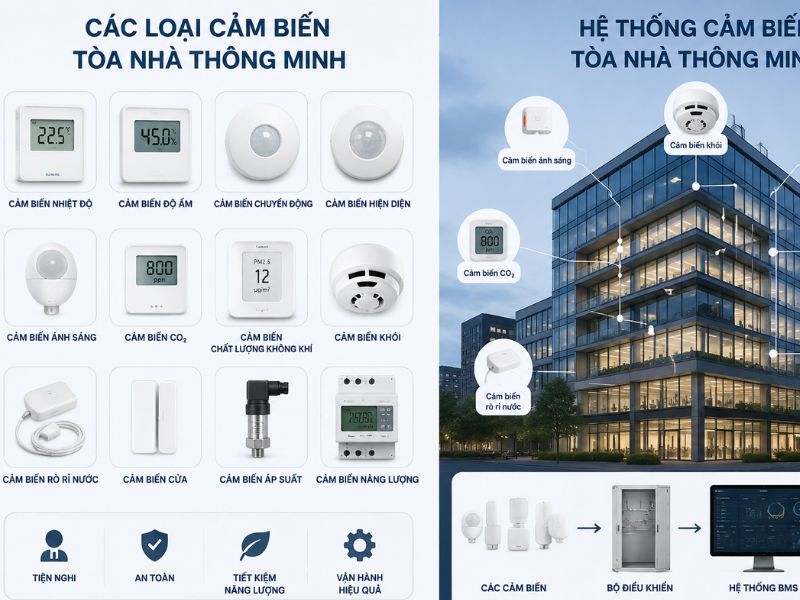 Cảm biến tòa nhà thông minh