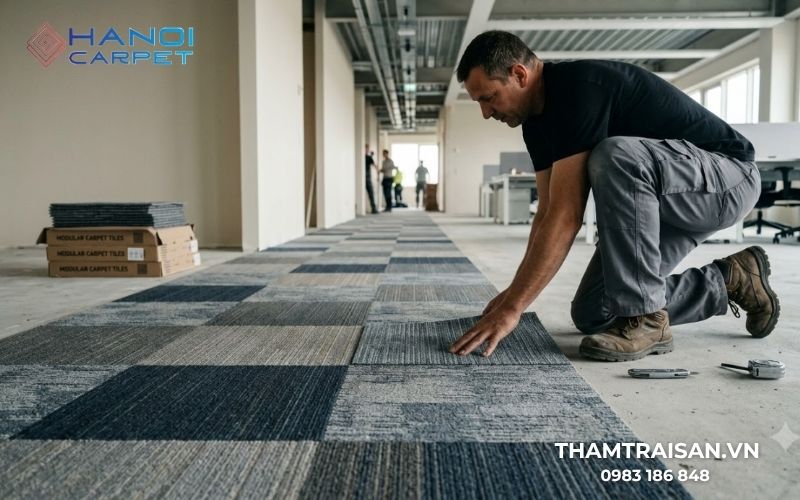 Ưu điểm của thảm tấm ghép giá rẻ