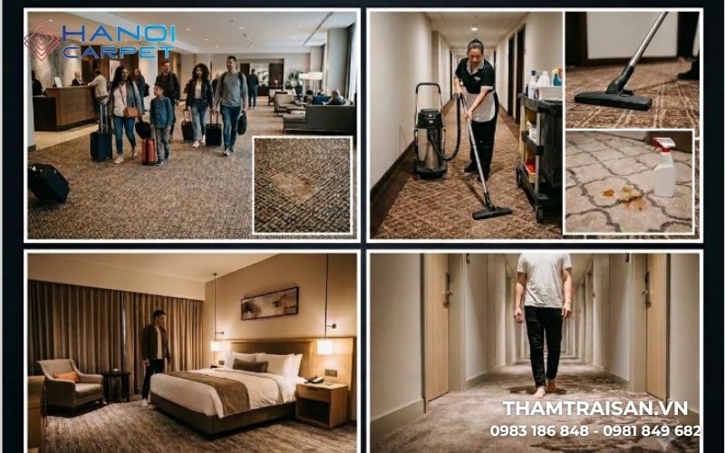 Những tiêu chí cần lưu ý khi chọn thảm trải sàn khách sạn