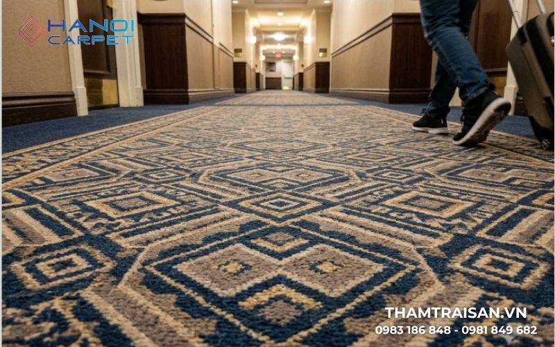 Vì sao chất liệu thảm trải sàn khách sạn lại quan trọng?