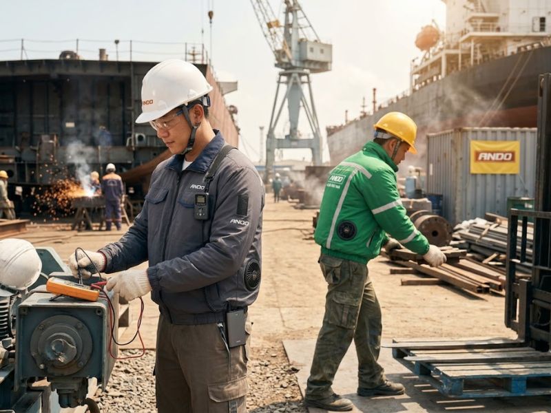 áo điều hòa chống nóng cho người lao động