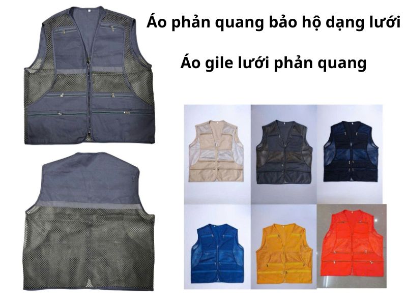 Áo phản quang bảo hộ dạng lưới
