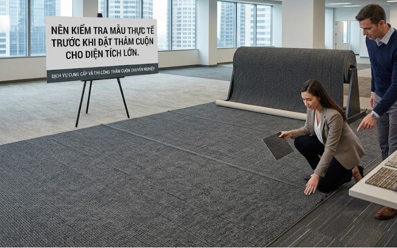 Mẫu thảm cuộn trải sàn giá rẻ