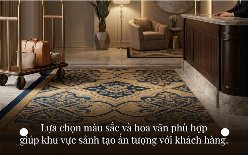 Mẫu thảm sảnh khách sạn đẹp