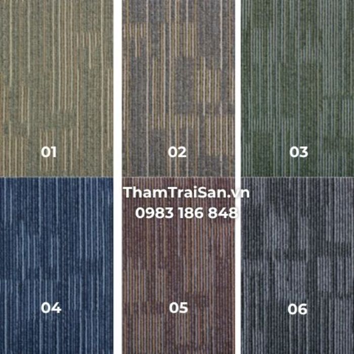Thảm tấm lót văn phòng