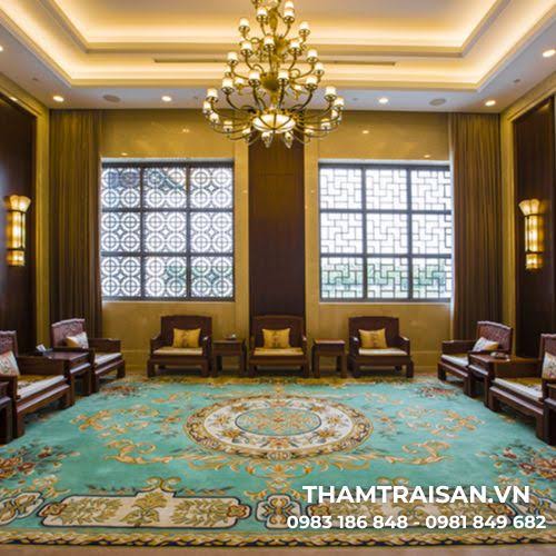 Thảm sảnh họa tiết hoa văn cổ điển