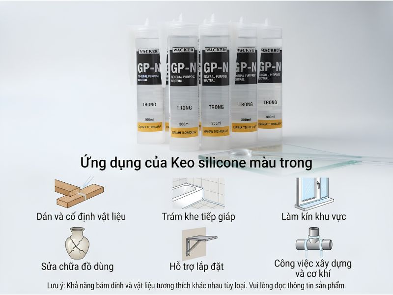Ứng dụng của keo màu trong