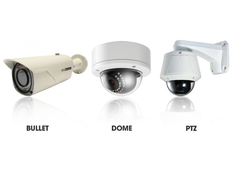 Các loại camera an ninh IP Dome Bullet PTZ