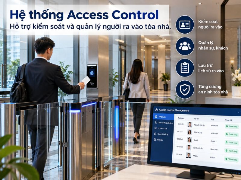 Hệ thống Access Control cho tòa nhà
