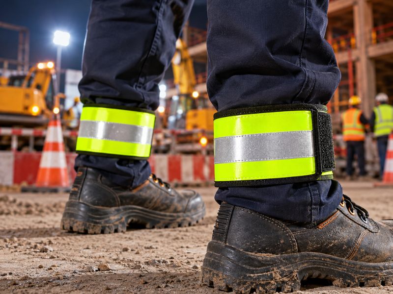 nịt chân phản quang công trường
