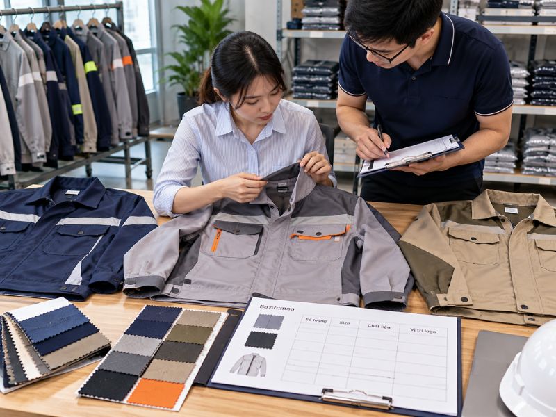 So sánh báo giá quần áo bảo hộ lao động